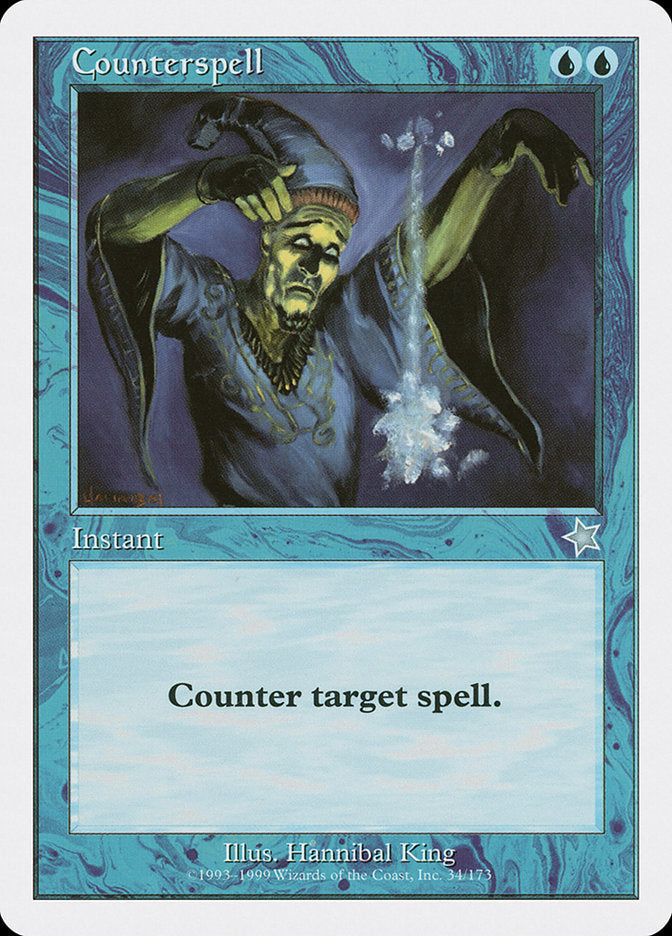 Counterspell [Starter 1999] Magic: The Gathering