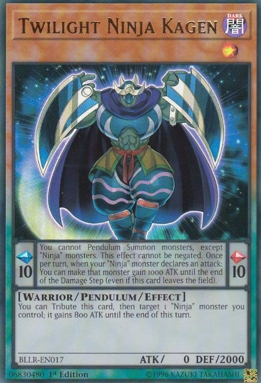 Twilight Ninja Kagen [BLLR-EN017] Ultra Rare Yu-Gi-Oh!
