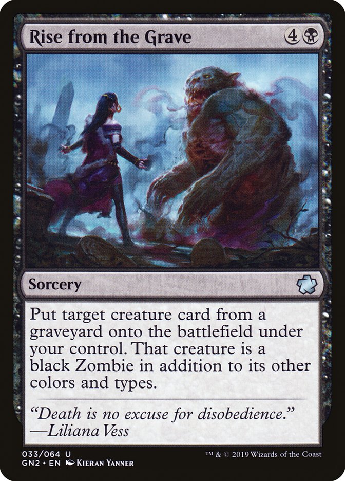 Rise from the Grave [Game Night 2019] Magic: The Gathering