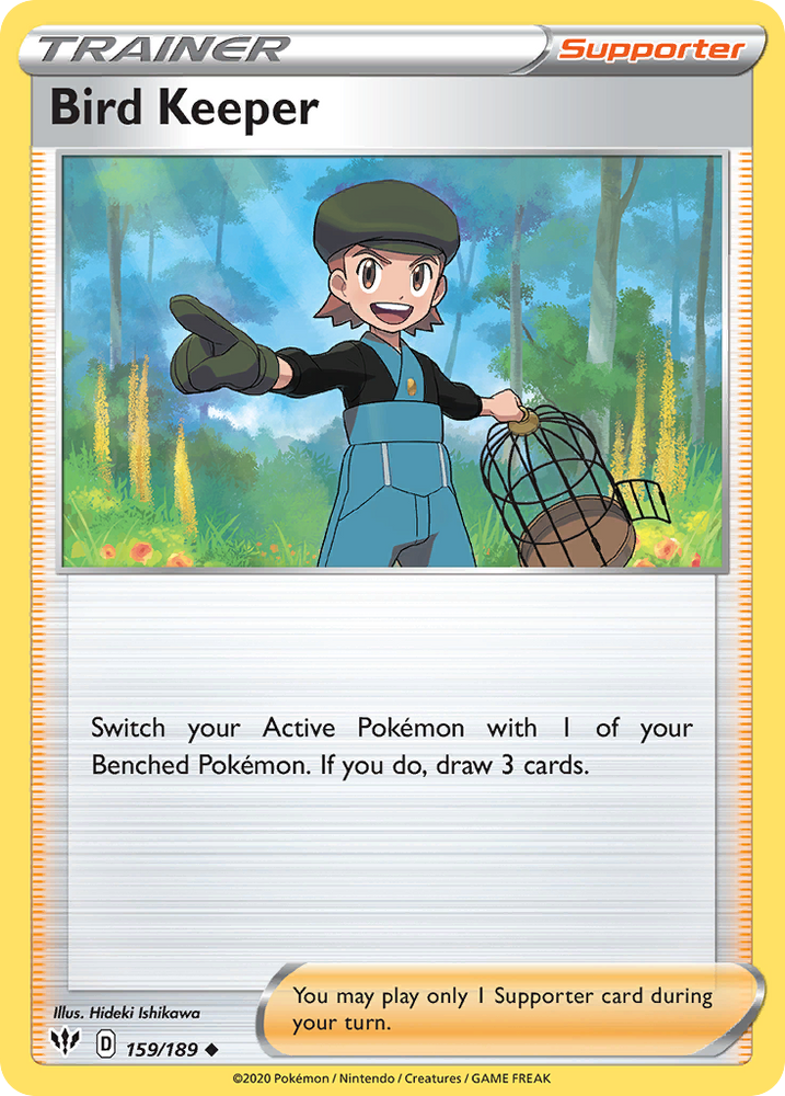 Bird Keeper (159/189) [Sword & Shield: Darkness Ablaze] Pokémon