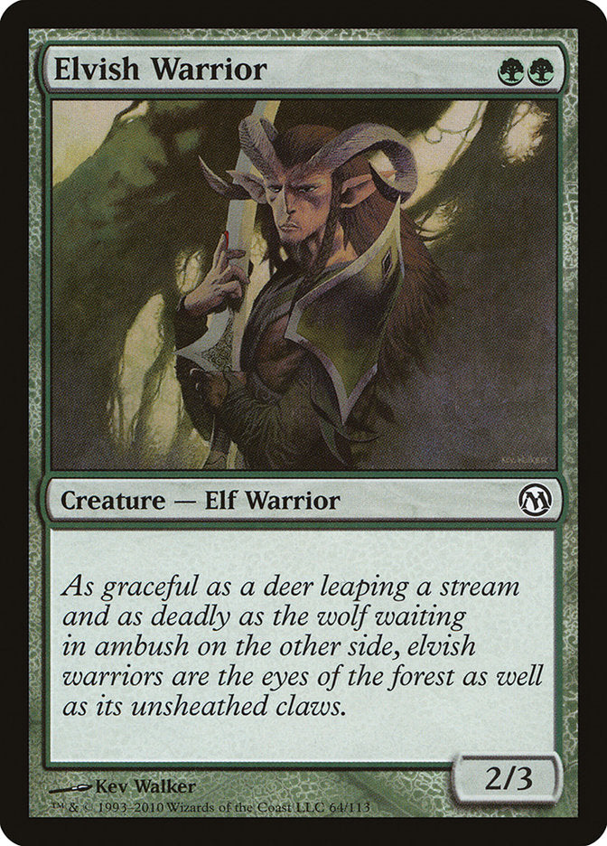 Elvish Warrior [Duels of the Planeswalkers] Magic: The Gathering