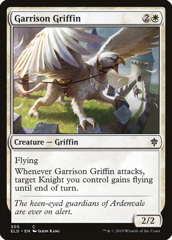 Garrison Griffin [Throne of Eldraine] Magic: The Gathering