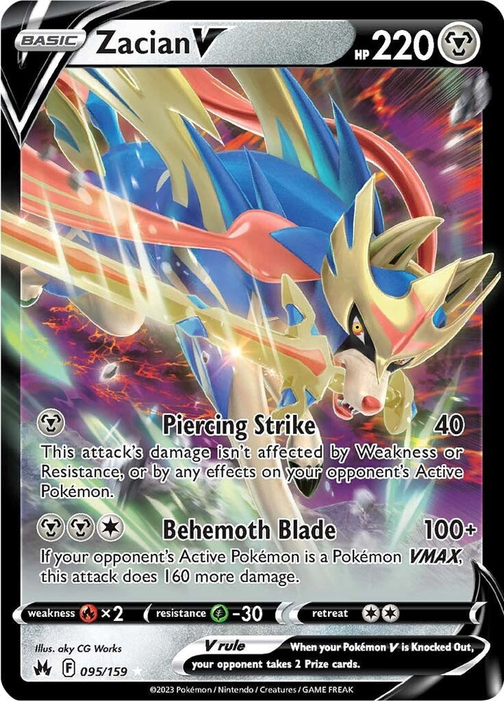 Zacian V (095/159) [Sword & Shield: Crown Zenith] Pokémon