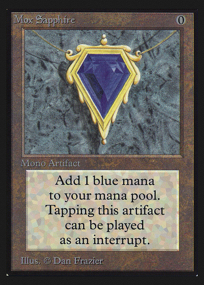Mox Sapphire [International Collectors' Edition] Magic: The Gathering