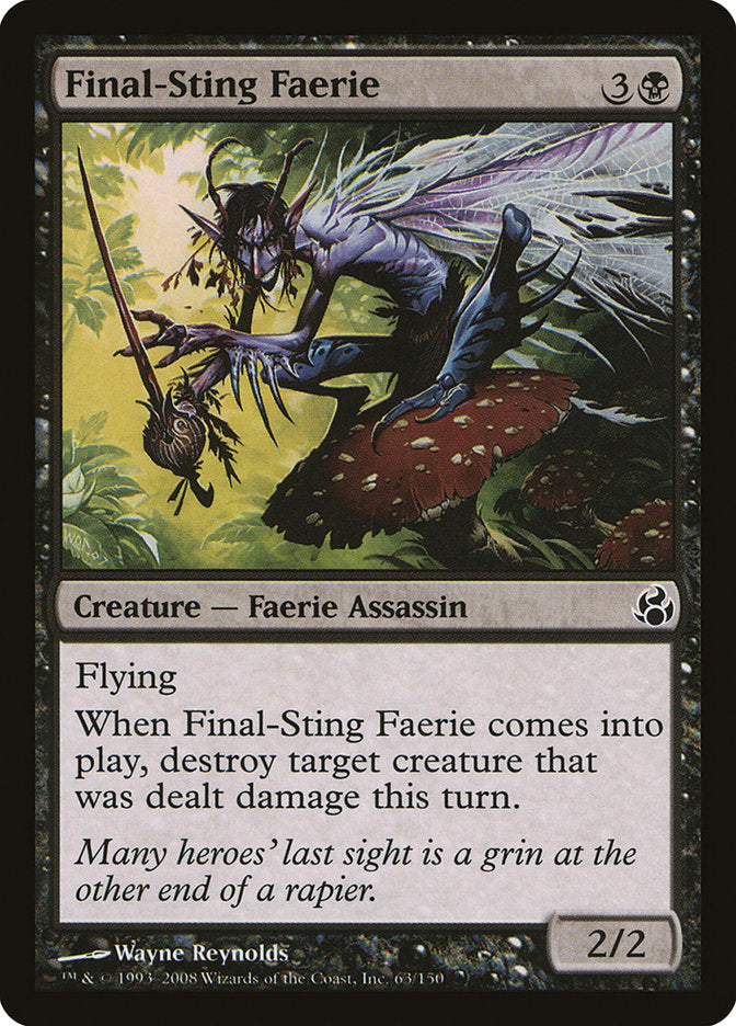 Final-Sting Faerie [Morningtide] Magic: The Gathering