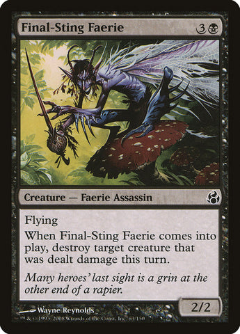 Final-Sting Faerie [Morningtide] Magic: The Gathering