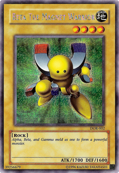 Beta the Magnet Warrior [DOR-002] Secret Rare Yu-Gi-Oh!