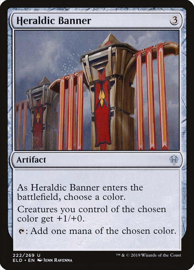 Heraldic Banner [Throne of Eldraine] Magic: The Gathering