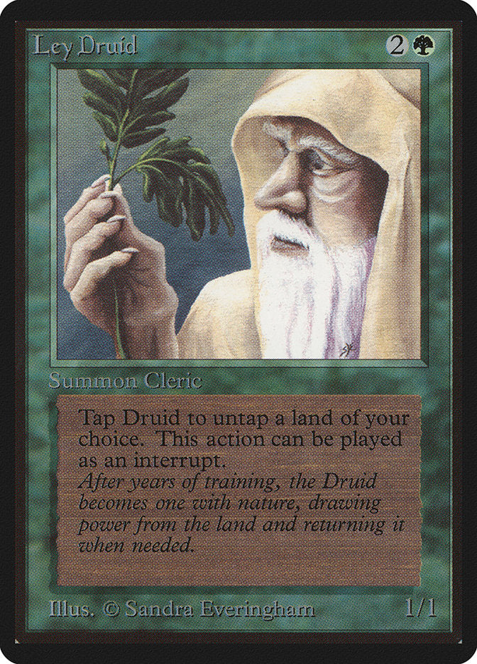 Ley Druid [Beta Edition] Magic: The Gathering