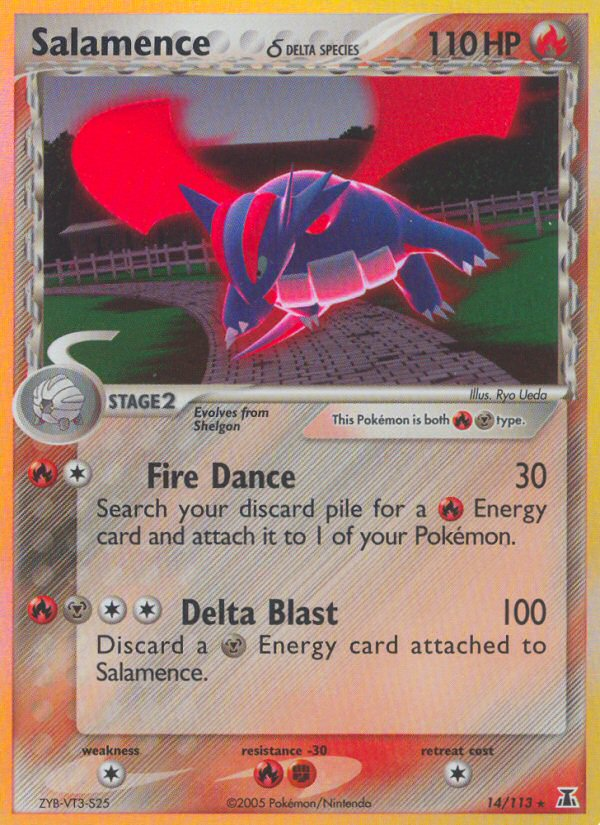 Salamence (14/113) (Delta Species) [EX: Delta Species] Pokémon