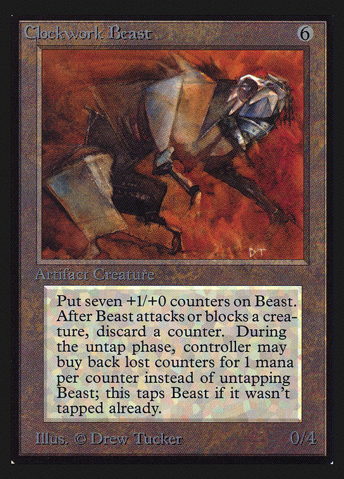 Clockwork Beast [International Collectors' Edition] Magic: The Gathering