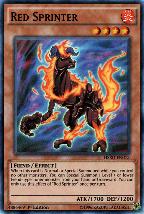Red Sprinter [HSRD-EN015] Super Rare Yu-Gi-Oh!