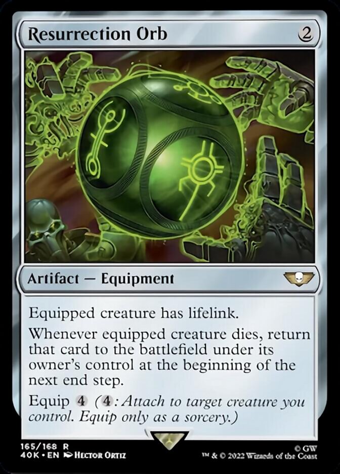 Resurrection Orb (Surge Foil) [Warhammer 40,000] Magic: The Gathering