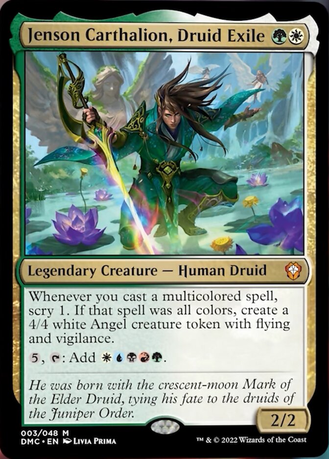 Jenson Carthalion, Druid Exile [Dominaria United Commander] Magic: The Gathering