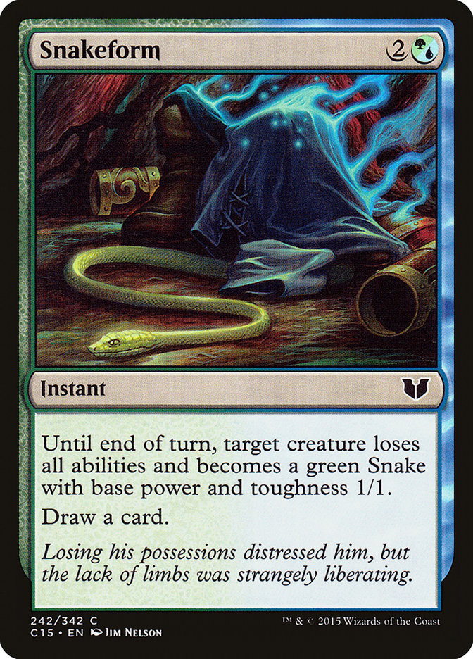 Snakeform [Commander 2015] Magic: The Gathering