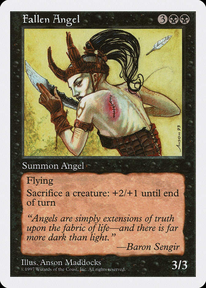 Fallen Angel [Fifth Edition] Magic: The Gathering