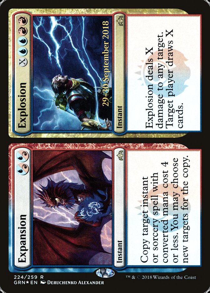 Expansion // Explosion [Guilds of Ravnica Prerelease Promos] Magic: The Gathering