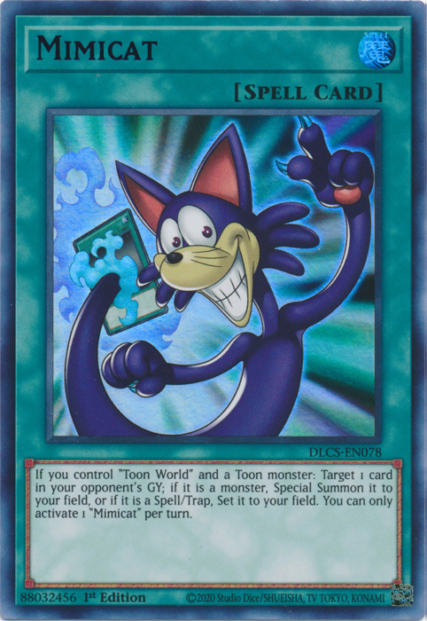 Mimicat (Purple) [DLCS-EN078] Ultra Rare Yu-Gi-Oh!