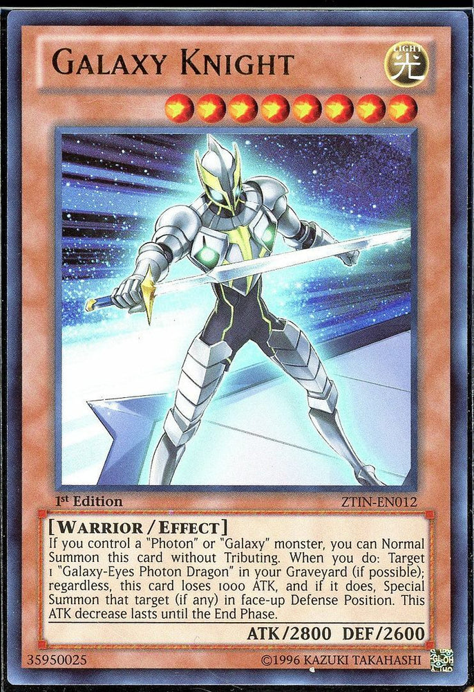 Galaxy Knight [ZTIN-EN012] Ultra Rare Yu-Gi-Oh!