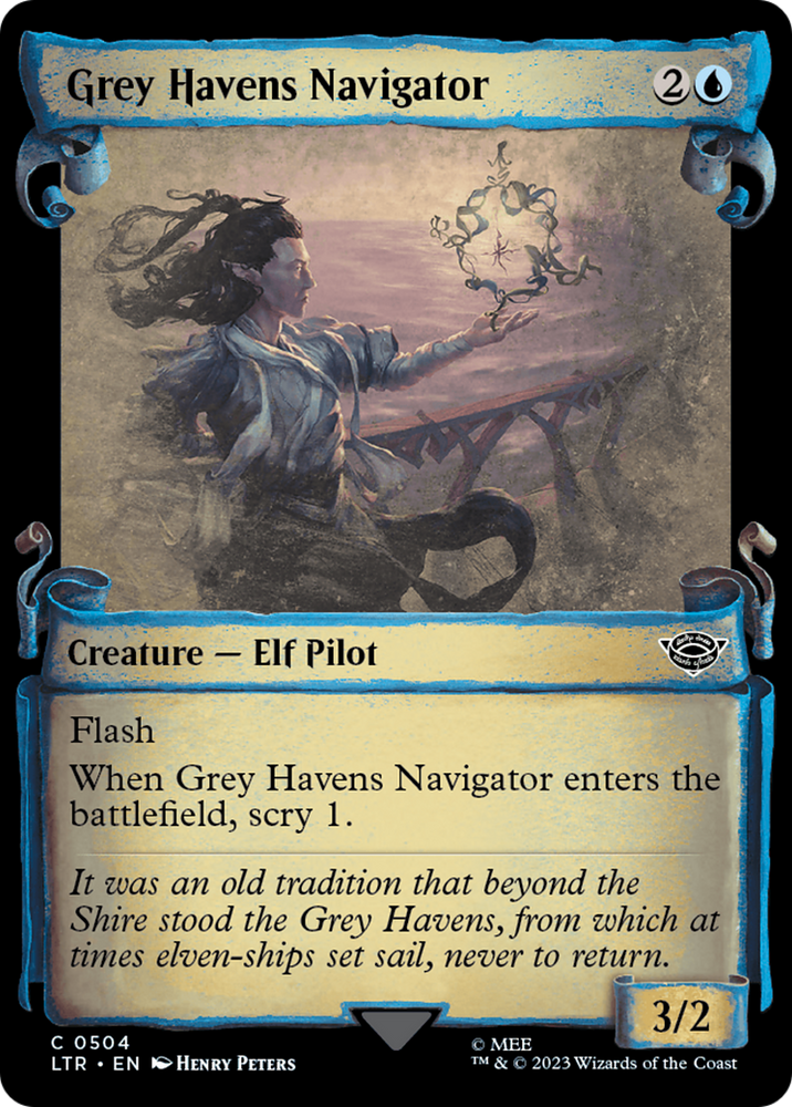 Grey Havens Navigator [The Lord of the Rings: Tales of Middle-Earth Showcase Scrolls] Magic: The Gathering