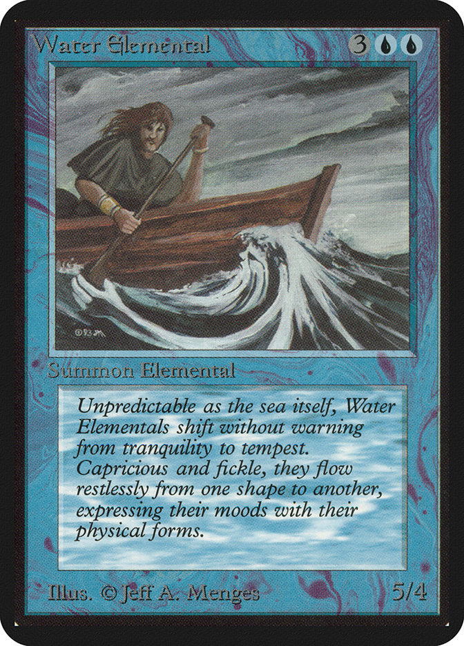 Water Elemental [Alpha Edition] Magic: The Gathering