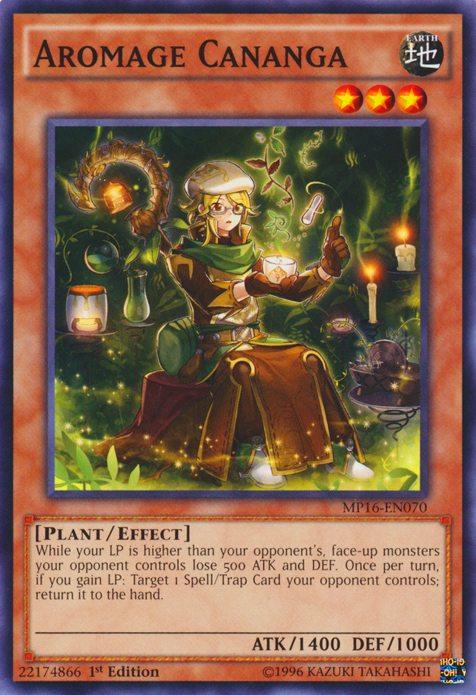 Aromage Cananga [MP16-EN070] Common Yu-Gi-Oh!