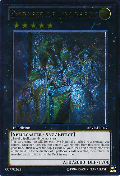 Empress of Prophecy (UTR) [ABYR-EN047] Ultimate Rare Yu-Gi-Oh!