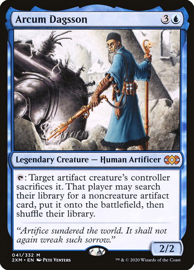 Arcum Dagsson [Double Masters] Magic: The Gathering