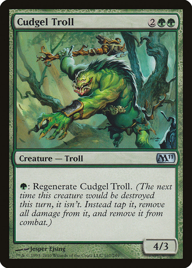 Cudgel Troll [Magic 2011] Magic: The Gathering