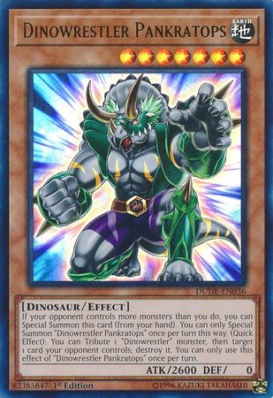 Dinowrestler Pankratops [DUDE-EN036] Ultra Rare Yu-Gi-Oh!