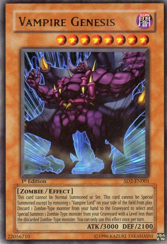 Vampire Genesis [SD2-EN001] Ultra Rare Yu-Gi-Oh!