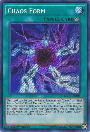 Chaos Form [MVP1-ENS08] Secret Rare Yu-Gi-Oh!