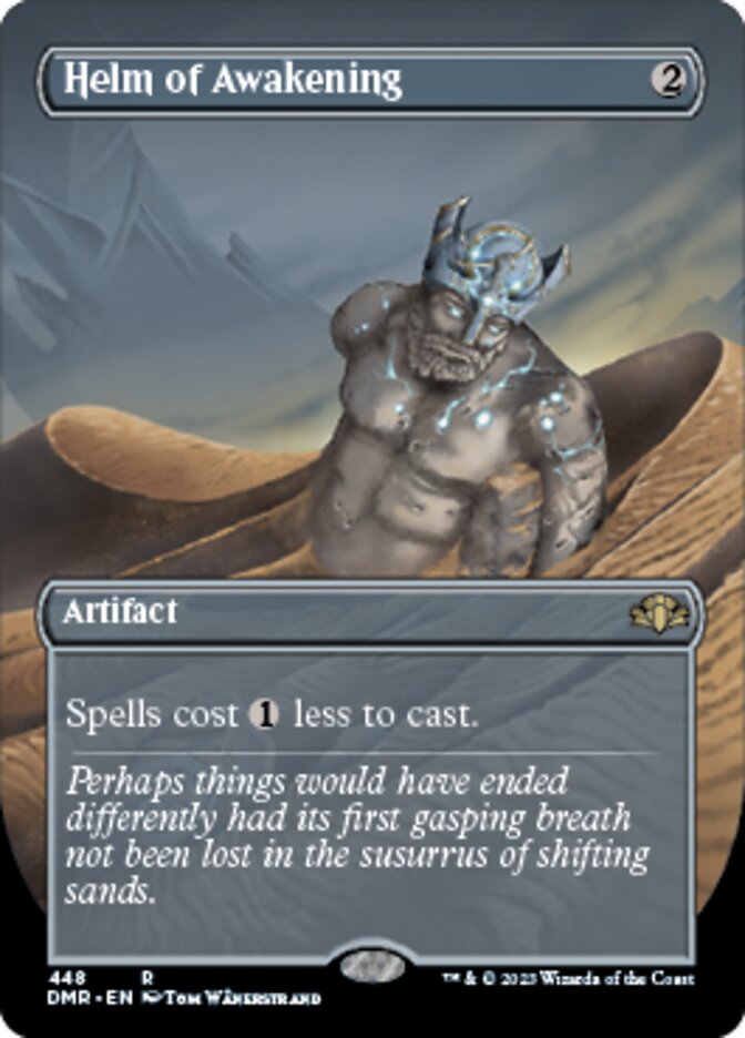 Helm of Awakening (Borderless Alternate Art) [Dominaria Remastered] Magic: The Gathering
