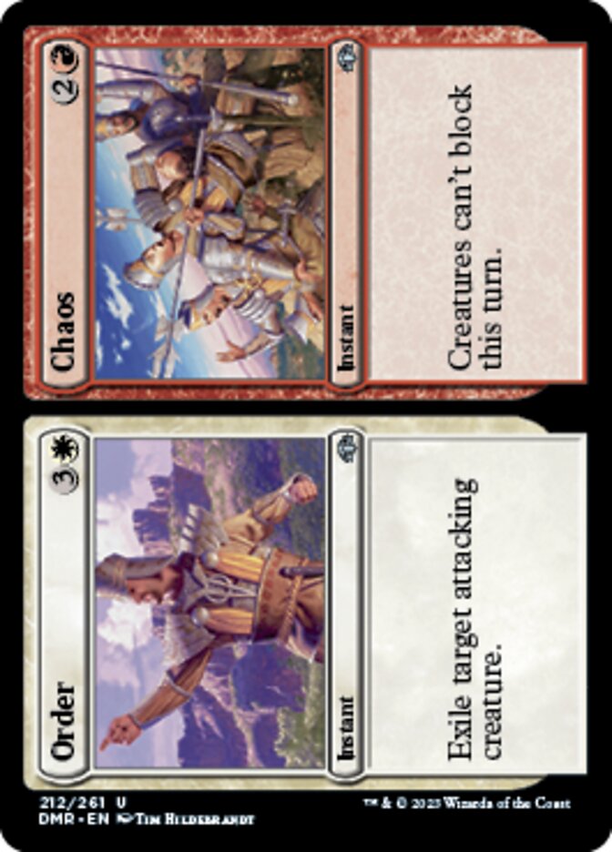 Order // Chaos [Dominaria Remastered] Magic: The Gathering
