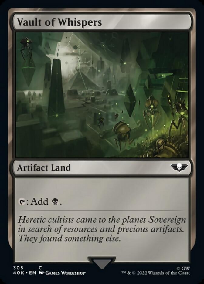 Vault of Whispers [Warhammer 40,000] Magic: The Gathering
