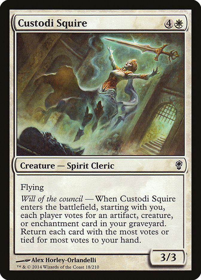 Custodi Squire [Conspiracy] Magic: The Gathering