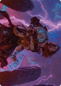 Toralf, God of Fury Art Card [Kaldheim Art Series] Magic: The Gathering