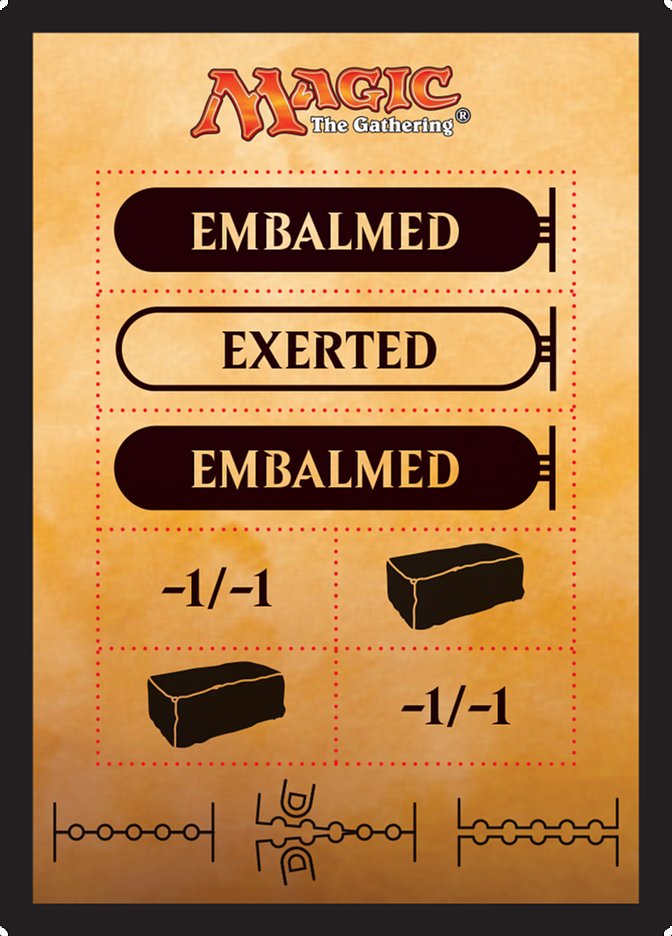 Punchcard [Amonkhet Tokens] Magic: The Gathering