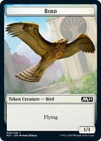 Bird // Cat (011) Double-Sided Token [Core Set 2021 Tokens] Magic: The Gathering
