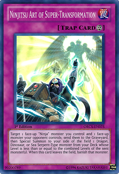 Ninjitsu Art of Super-Transformation [ORCS-EN075] Super Rare Yu-Gi-Oh!