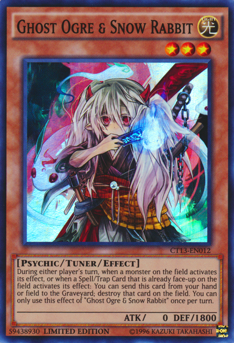 Ghost Ogre & Snow Rabbit [CT13-EN012] Super Rare Yu-Gi-Oh!