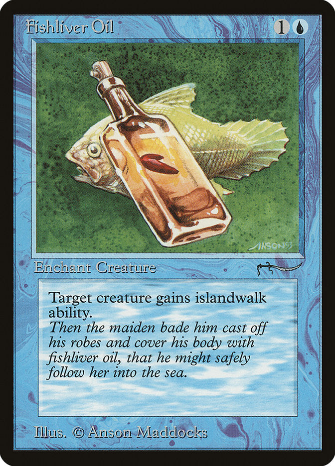 Fishliver Oil (Light Mana Cost) [Arabian Nights] Magic: The Gathering