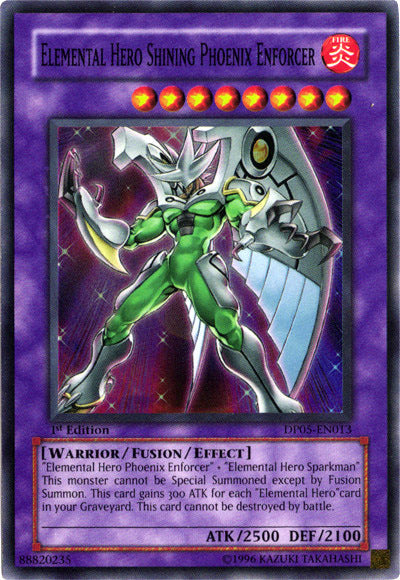Elemental Hero Shining Phoenix Enforcer [DP05-EN013] Super Rare Yu-Gi-Oh!