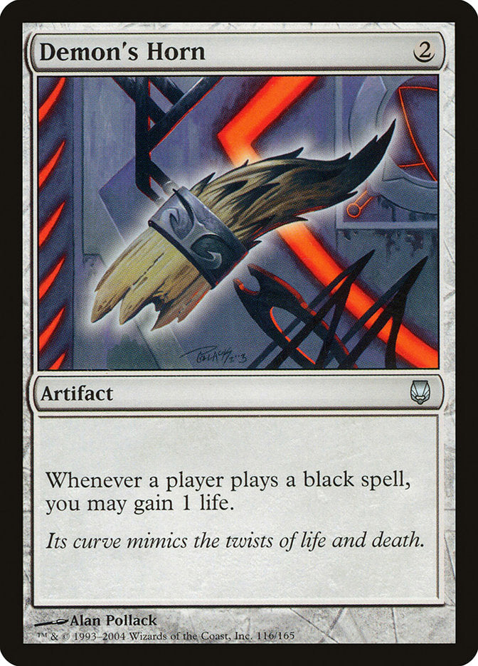 Demon's Horn [Darksteel] Magic: The Gathering