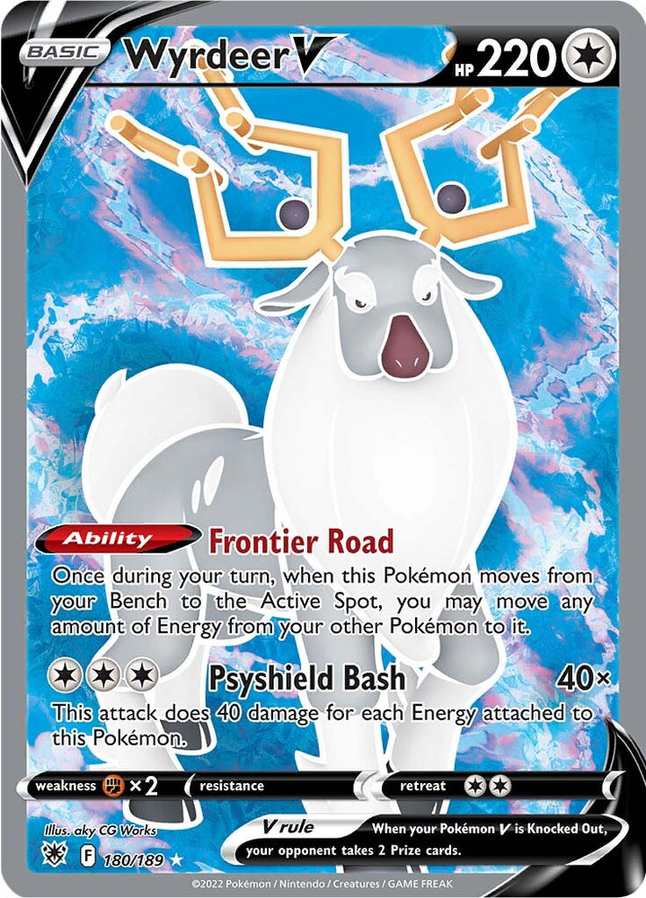 Wyrdeer V (180/189) [Sword & Shield: Astral Radiance] Pokémon