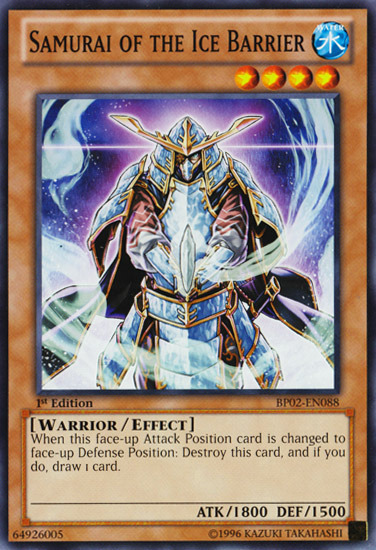 Samurai of the Ice Barrier [BP02-EN088] Common Yu-Gi-Oh!