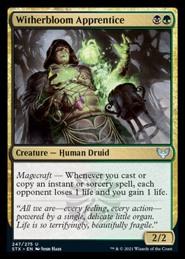 Witherbloom Apprentice [Strixhaven: School of Mages] Magic: The Gathering