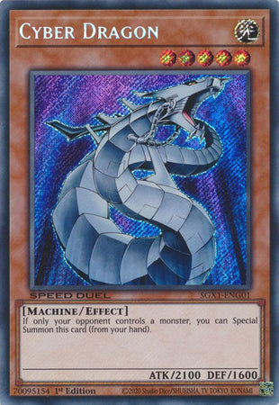 Cyber Dragon [SGX1-ENG01] Secret Rare Yu-Gi-Oh!