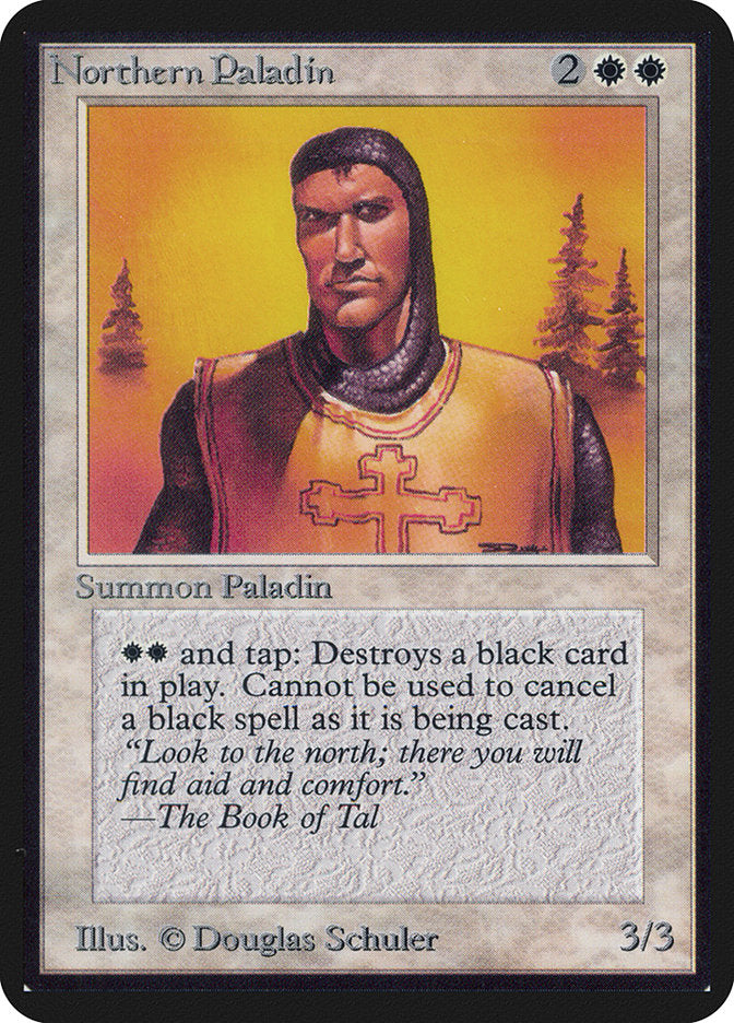 Northern Paladin [Alpha Edition] Magic: The Gathering