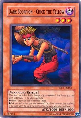 Dark Scorpion - Chick the Yellow [DR1-EN188] Common Yu-Gi-Oh!